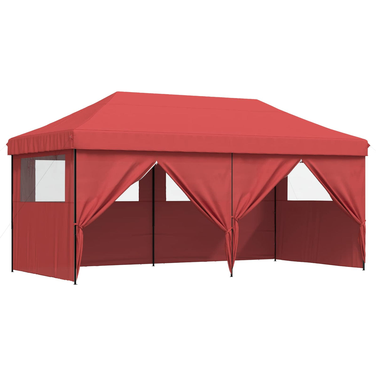 vidaXL Party Tent 292 x 580 x 315 cm Burgundy Oxford Fabric 2