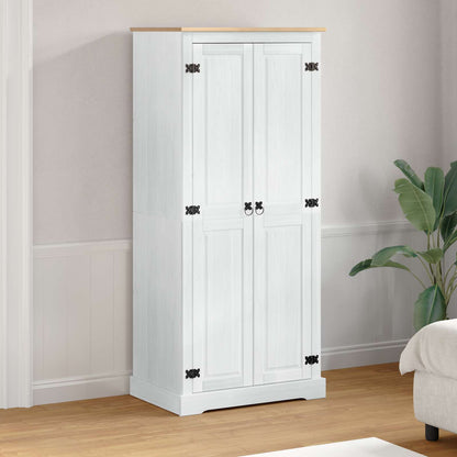 Wardrobes 76 x 50 x 170 cm Solid Pine Wood White