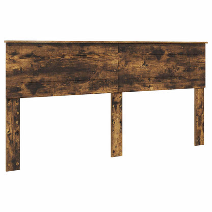 vidaXL Bed Frame Smoked Oak 200 x 200 cm Engineered wood 6
