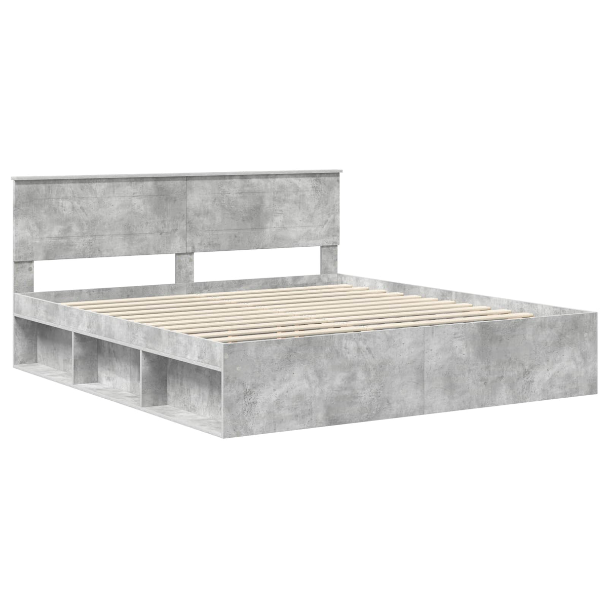 vidaXL Bed Frame with Headboard Concerte 180 x 200 cm Engineered wood 4