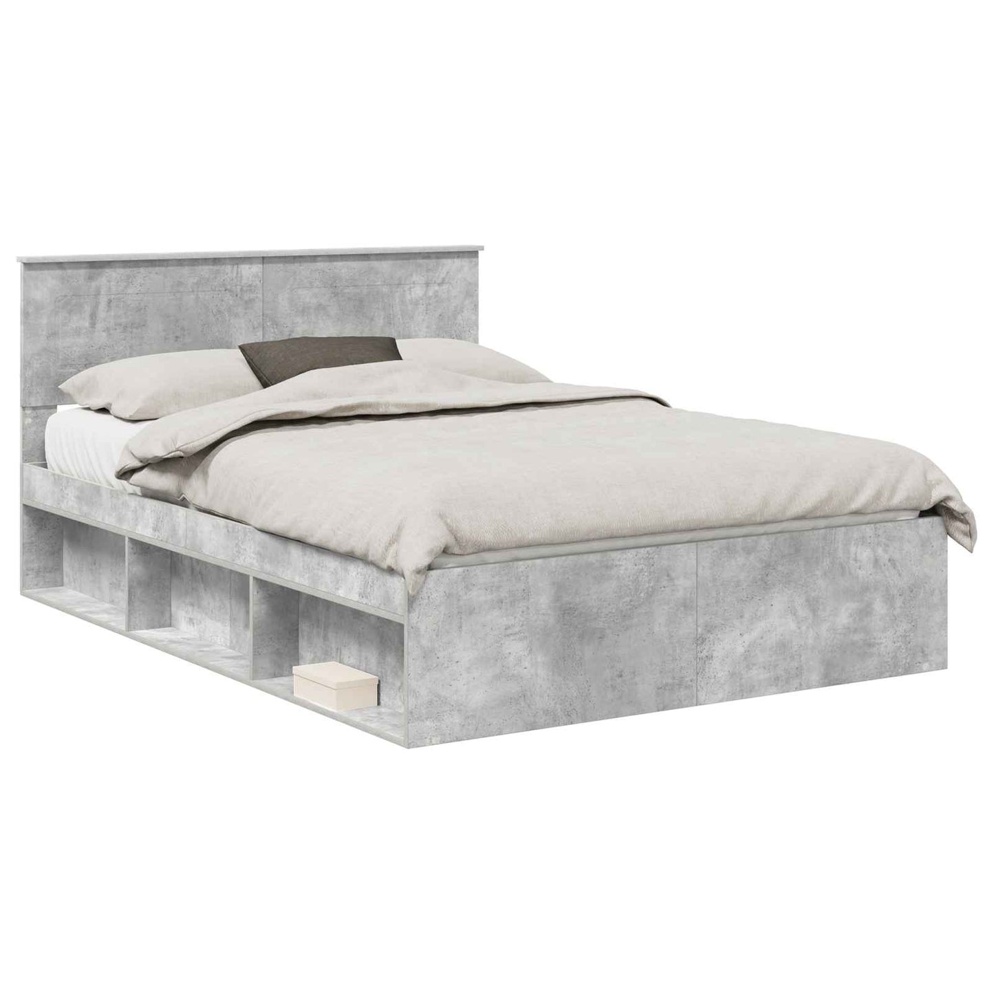 vidaXL Bed Frame with Headboard Concerte 160 x 200 cm Engineered wood 2