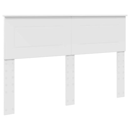 vidaXL Bed Frame with Headboard White 140 x 190 cm Engineered wood 6