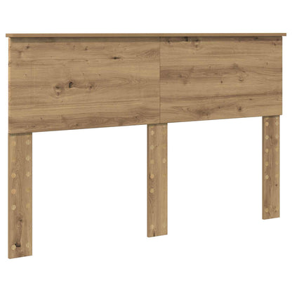 vidaXL Bed Frame Artisian Oak 140 x 190 cm Engineered wood 6