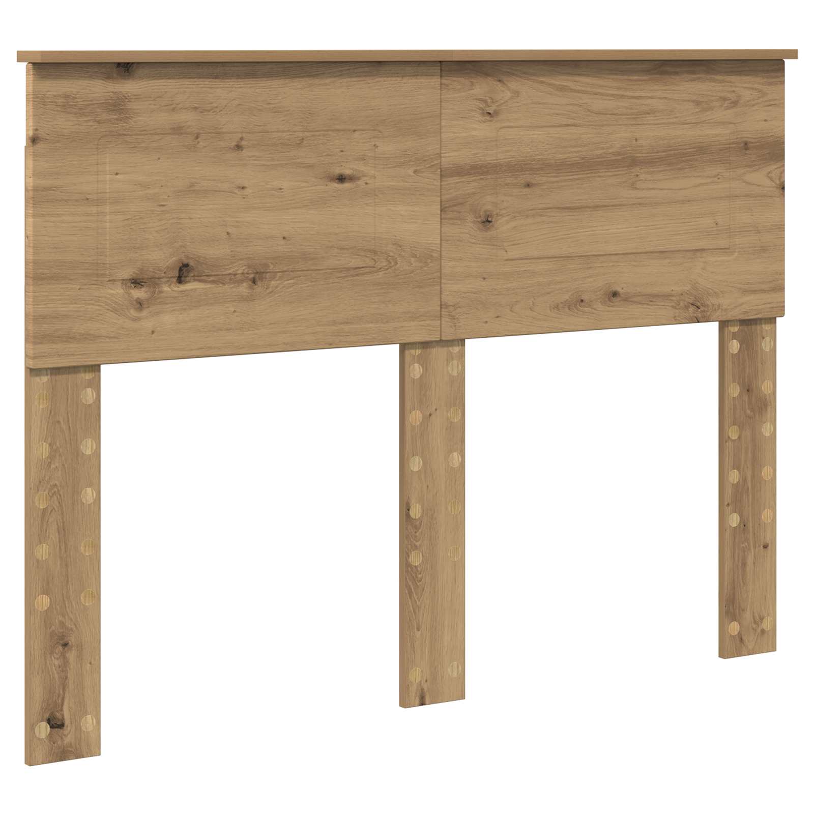 vidaXL Bed Frame Artisian Oak 135 x 190 cm Engineered wood 6
