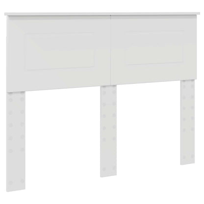 vidaXL Bed Frame with Headboard White 120 x 200 cm Engineered wood 6