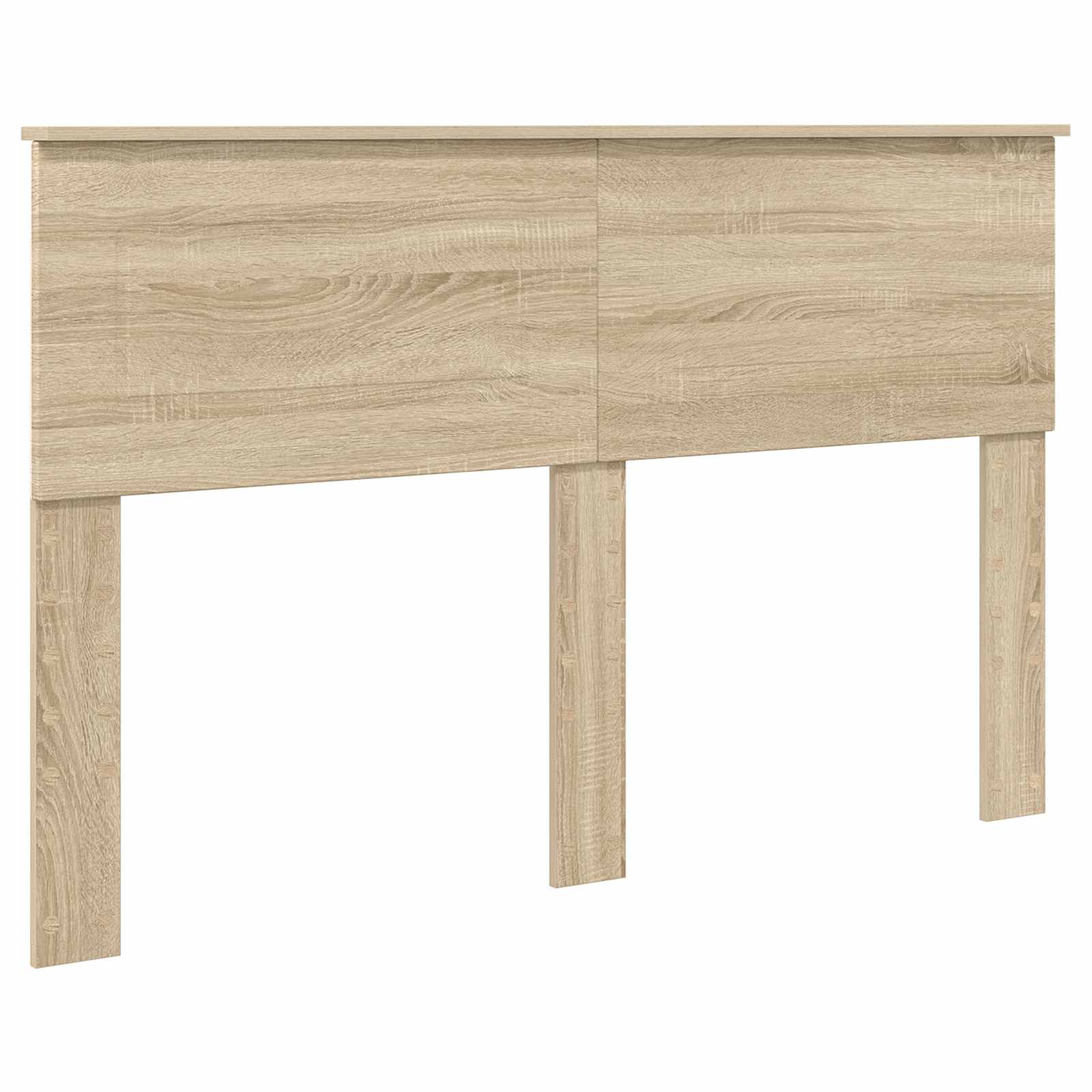 vidaXL Bed Frame Sonoma Oak 140 x 200 cm Engineered Wood 6