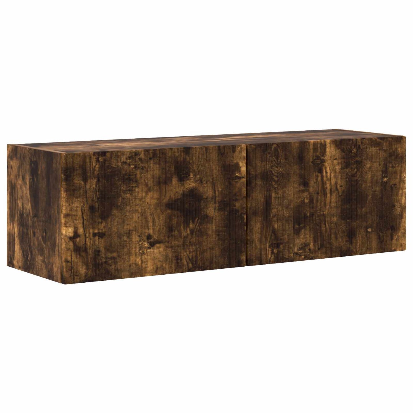 vidaXL TV Wall Cabinet Set 4 pcs Smoked Oak Engineered Wood 5
