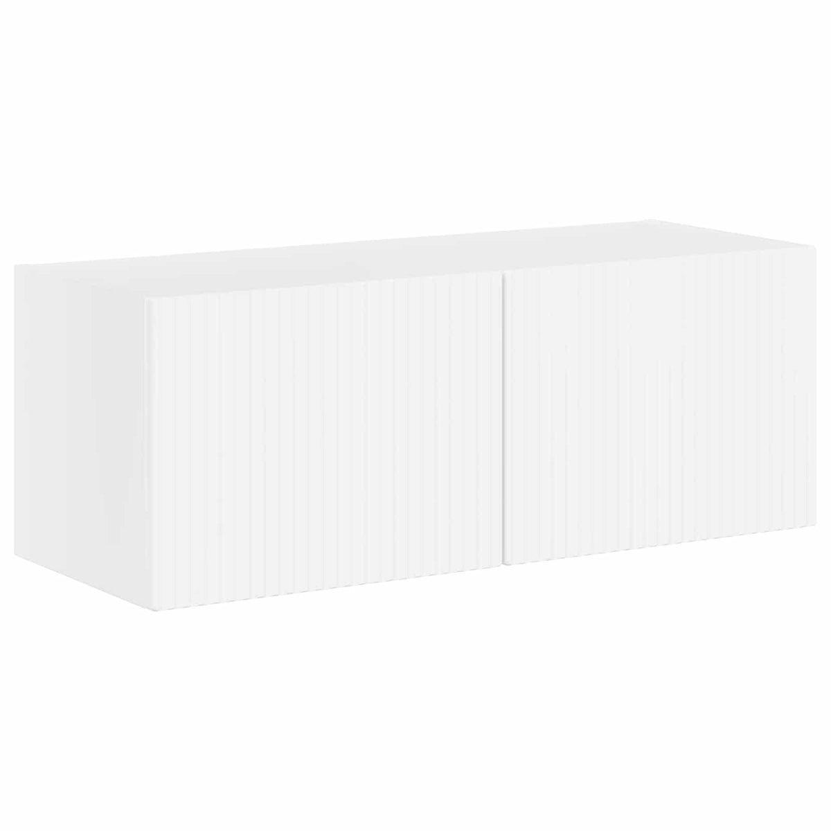 vidaXL TV Wall Cabinet Set 6 pcs High Gloss White 5