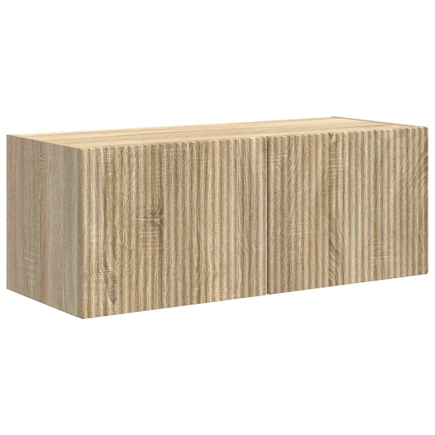 vidaXL TV Cabinet Set 3 pcs Sonoma Oak Engineered Wood 5