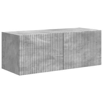 vidaXL TV Cabinet Set 3 pcs Concrete Grey Engineered Wood 5