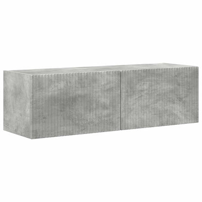 vidaXL TV Cabinet Set 3 pcs Concrete Grey Engineered Wood 6