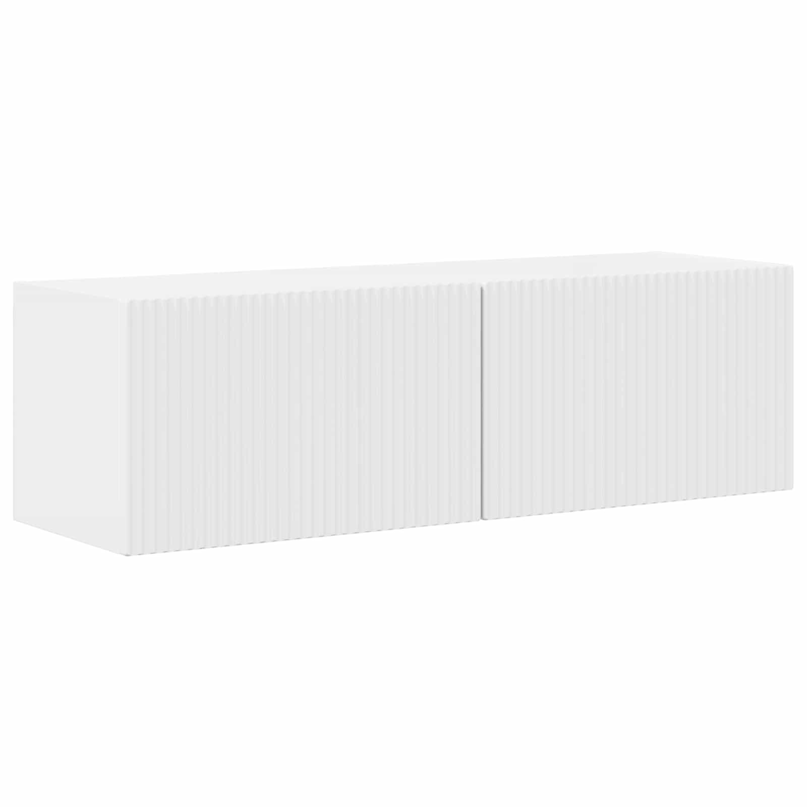 vidaXL TV Cabinet Set 3 pcs High Gloss White Engineered Wood 6