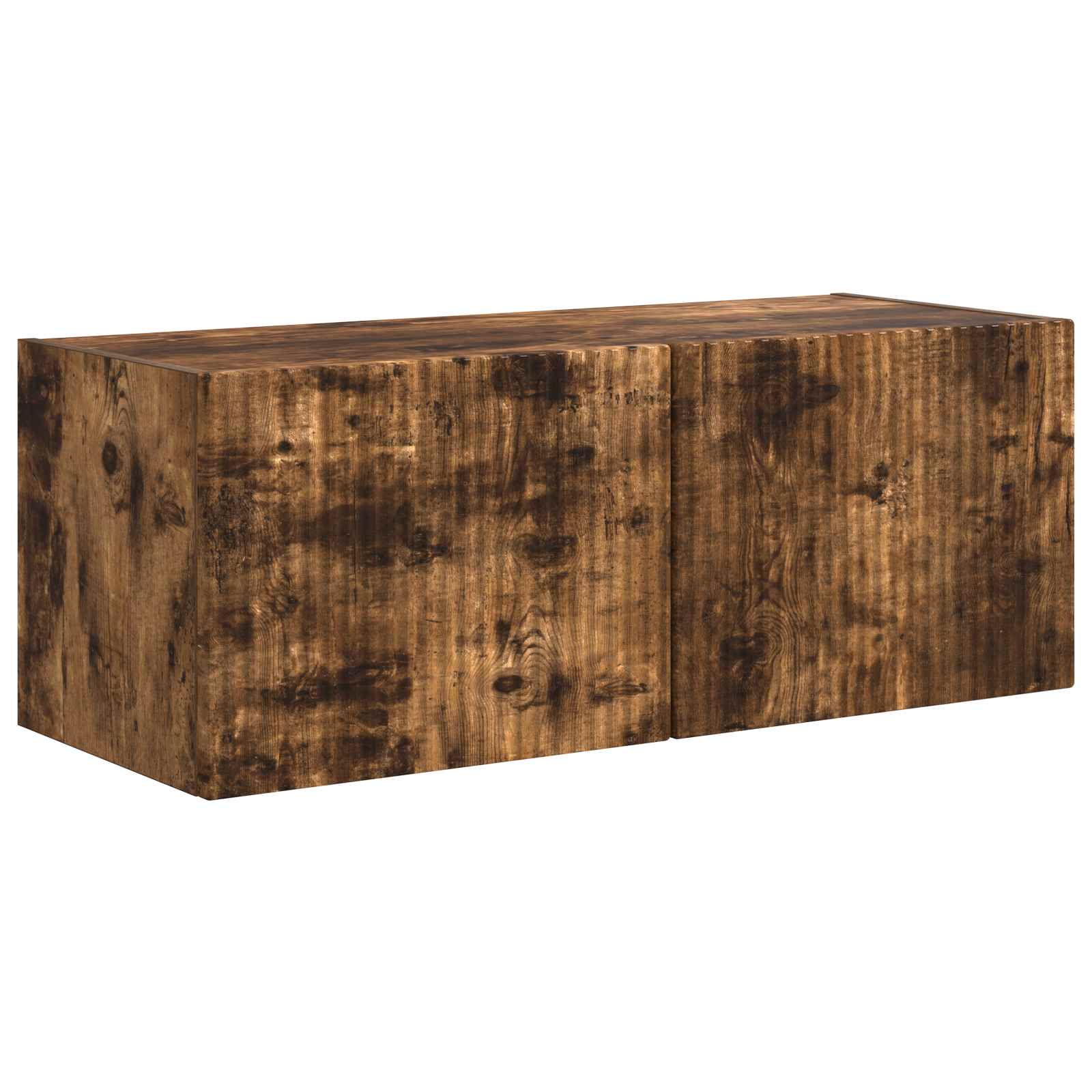 vidaXL TV Cabinet Set 3 pcs Smoked Oak Engineered Wood 5