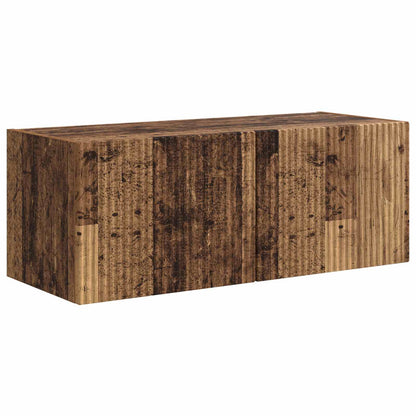 vidaXL TV Cabinet Set 3 pcs Old Wood Engineered Wood 5