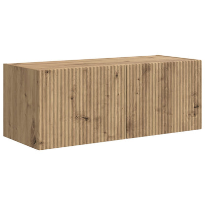 vidaXL TV Cabinet Set 3 pcs Artisan Oak Engineered Wood 5