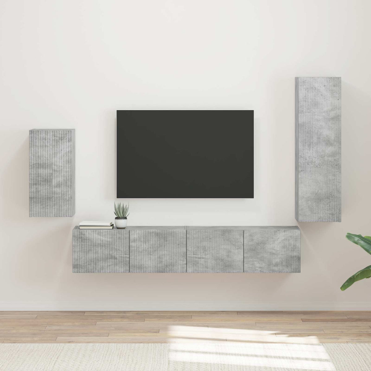 vidaXL TV Cabinet Set 4 pcs 31 x 30 x 100 cm