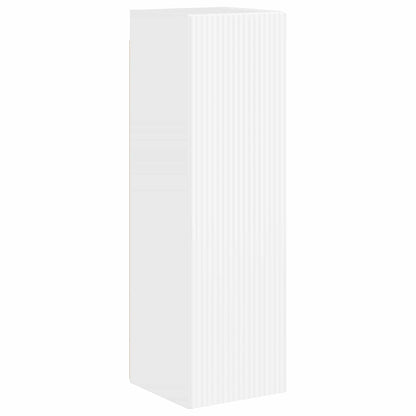 vidaXL TV Cabinet Set 4 pcs High Gloss White Engineered Wood 6