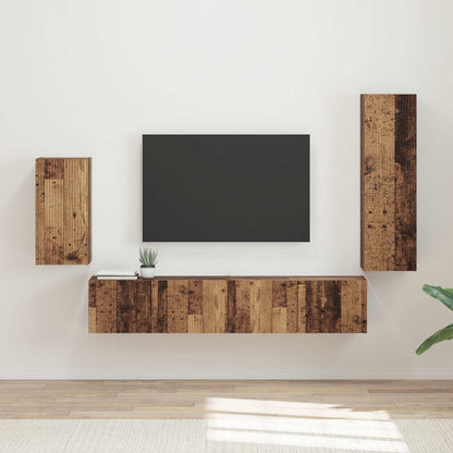 vidaXL TV Cabinet Set 4 pcs 31 x 30 x 100 cm