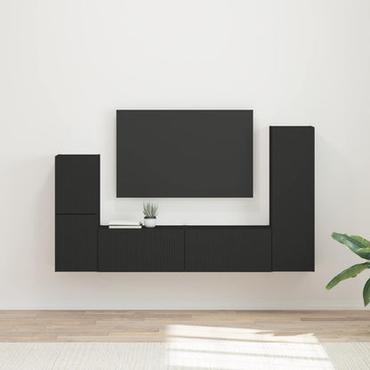 vidaXL TV Cabinet Set 4 pcs 30 x 31 x 100 cm