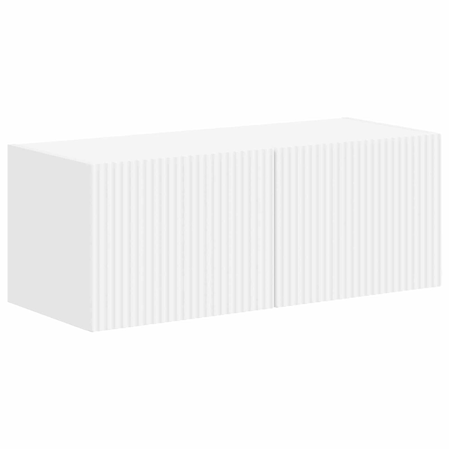 vidaXL TV Cabinet Set 4 pcs White Engineered Wood 5