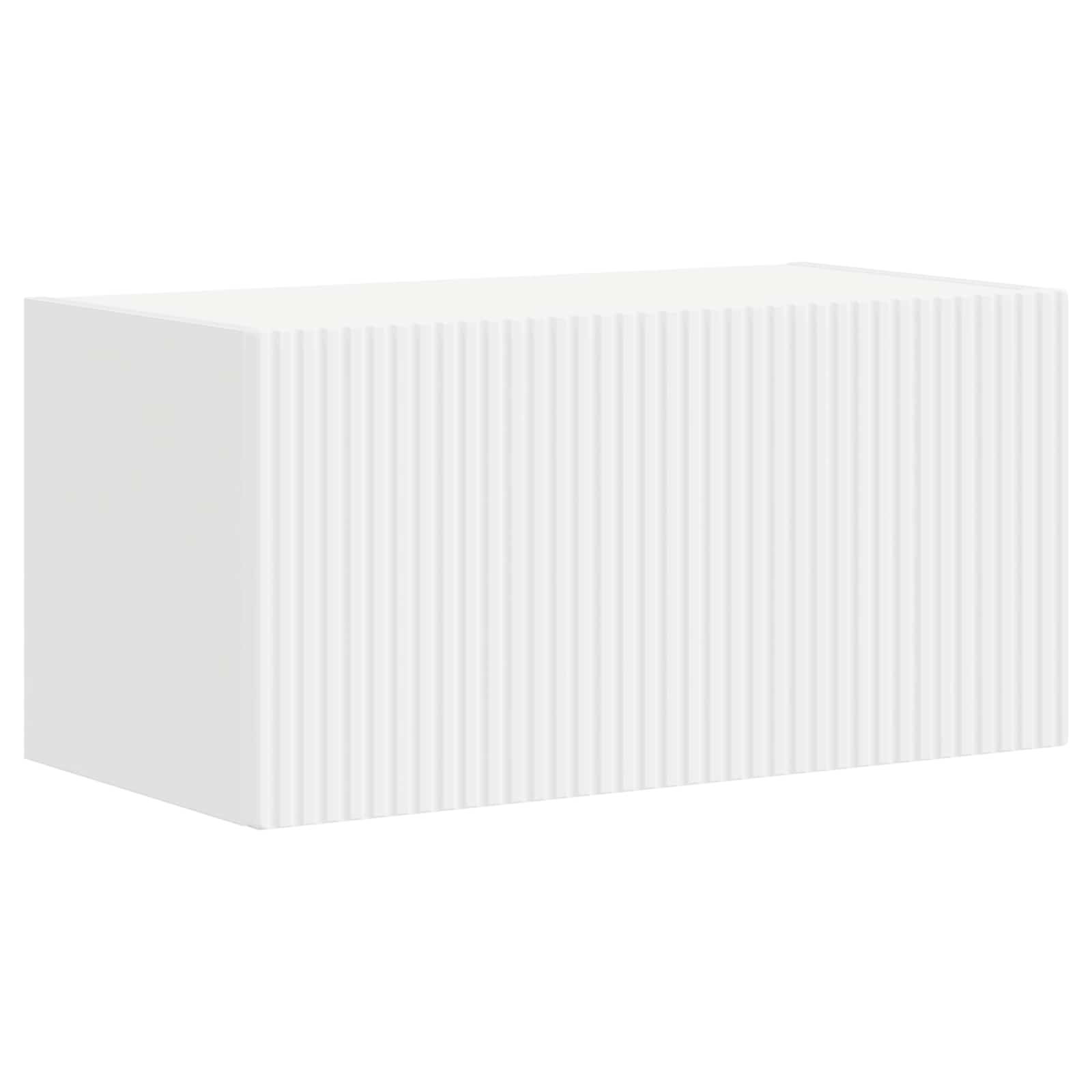 vidaXL TV Cabinet Set 4 pcs White Engineered Wood 5