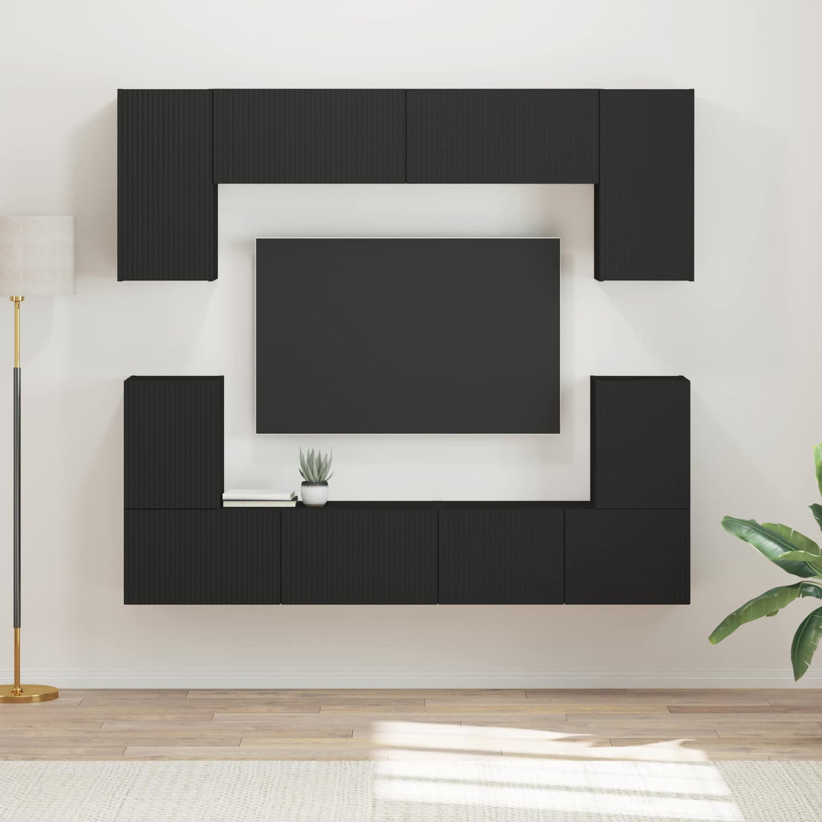 vidaXL TV Cabinet Set 5 pcs Engineered Wood