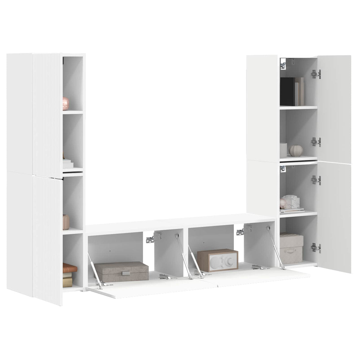 vidaXL TV Cabinet Set 6 pcs 31 x 30 x 60 cm White 3