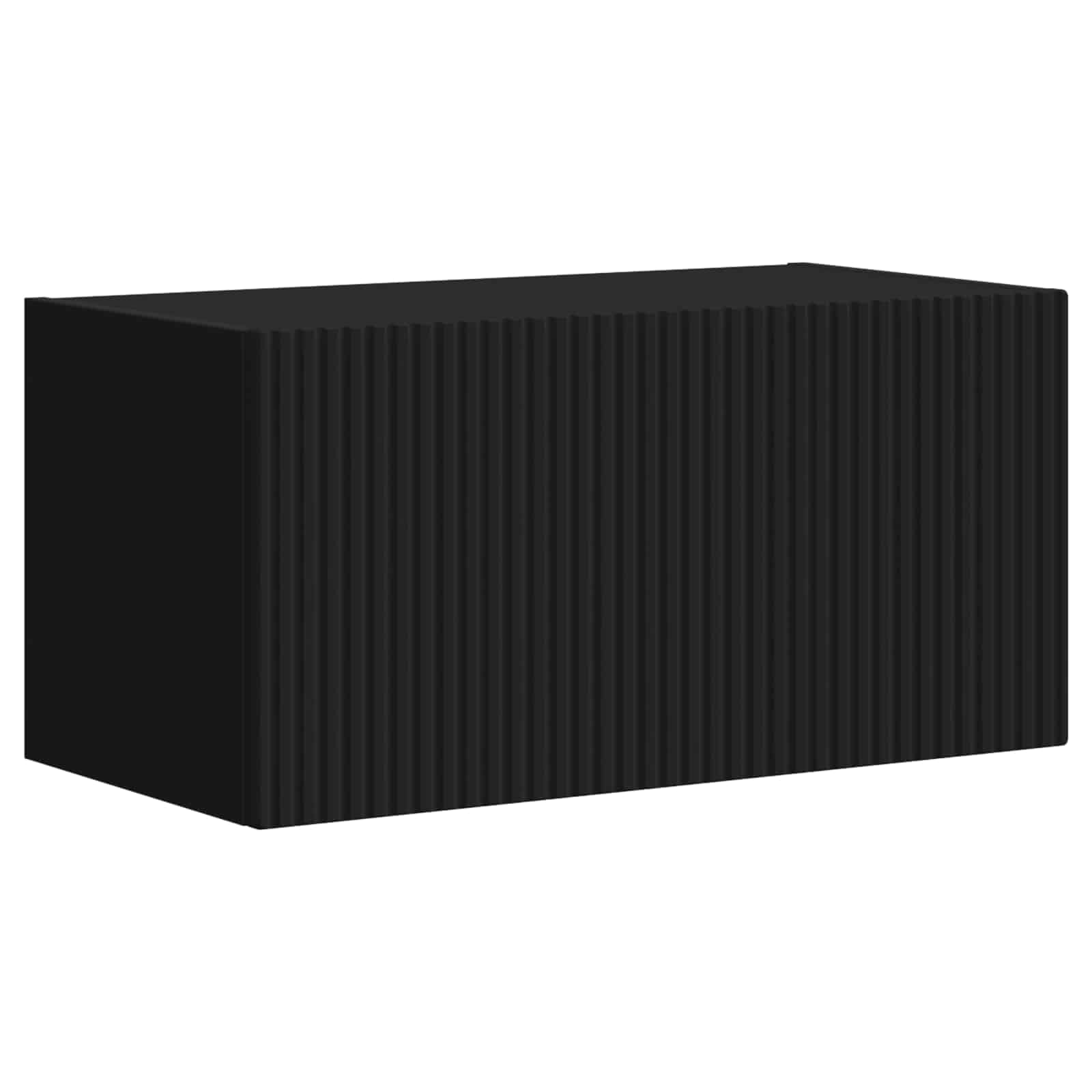 vidaXL TV Cabinet Set 6 pcs Black Engineered Wood 5