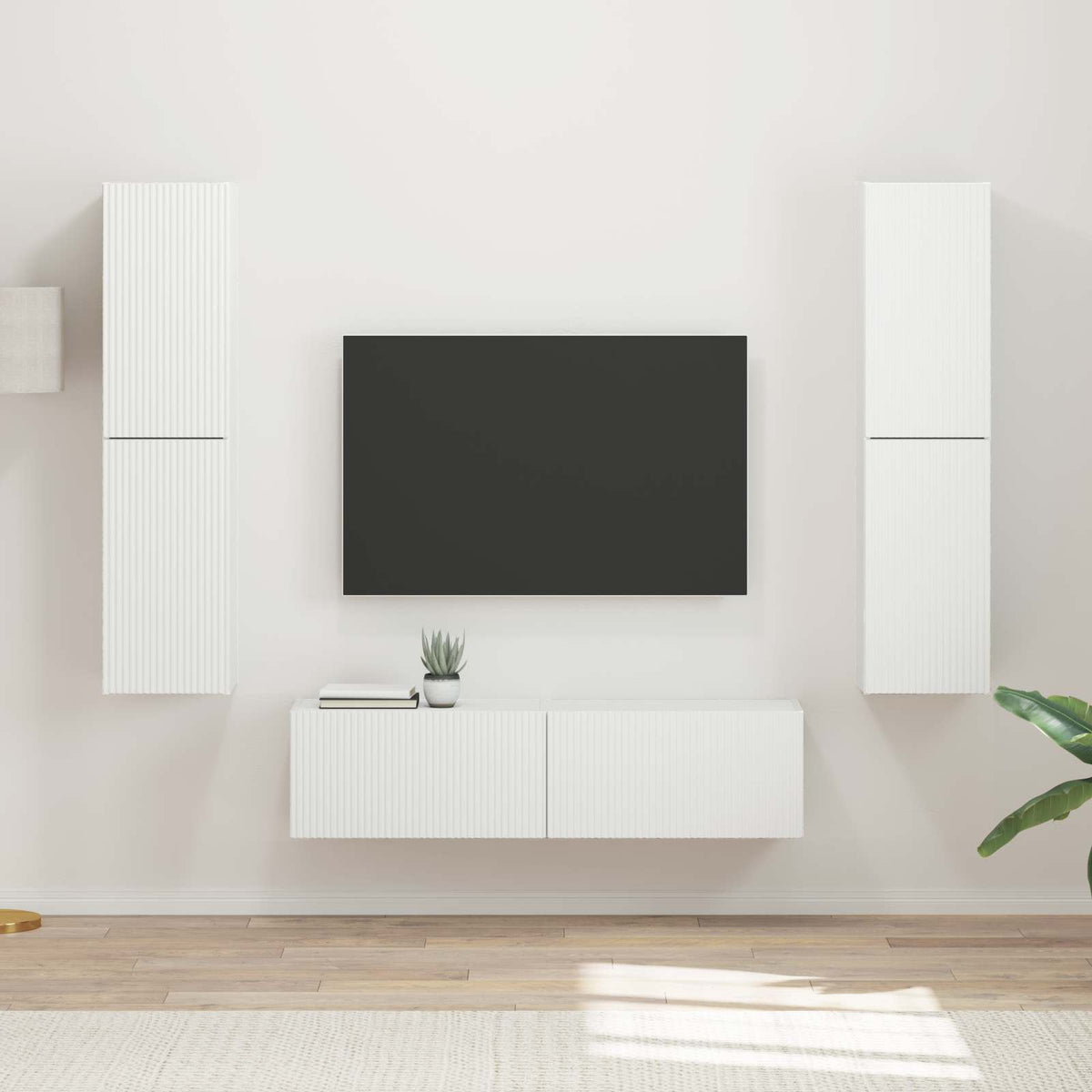 TV Cabinet Set 6 pcs 31 x 30 x 60 cm White