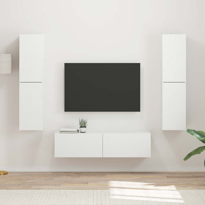 TV Cabinet Set 6 pcs 31 x 30 x 60 cm White