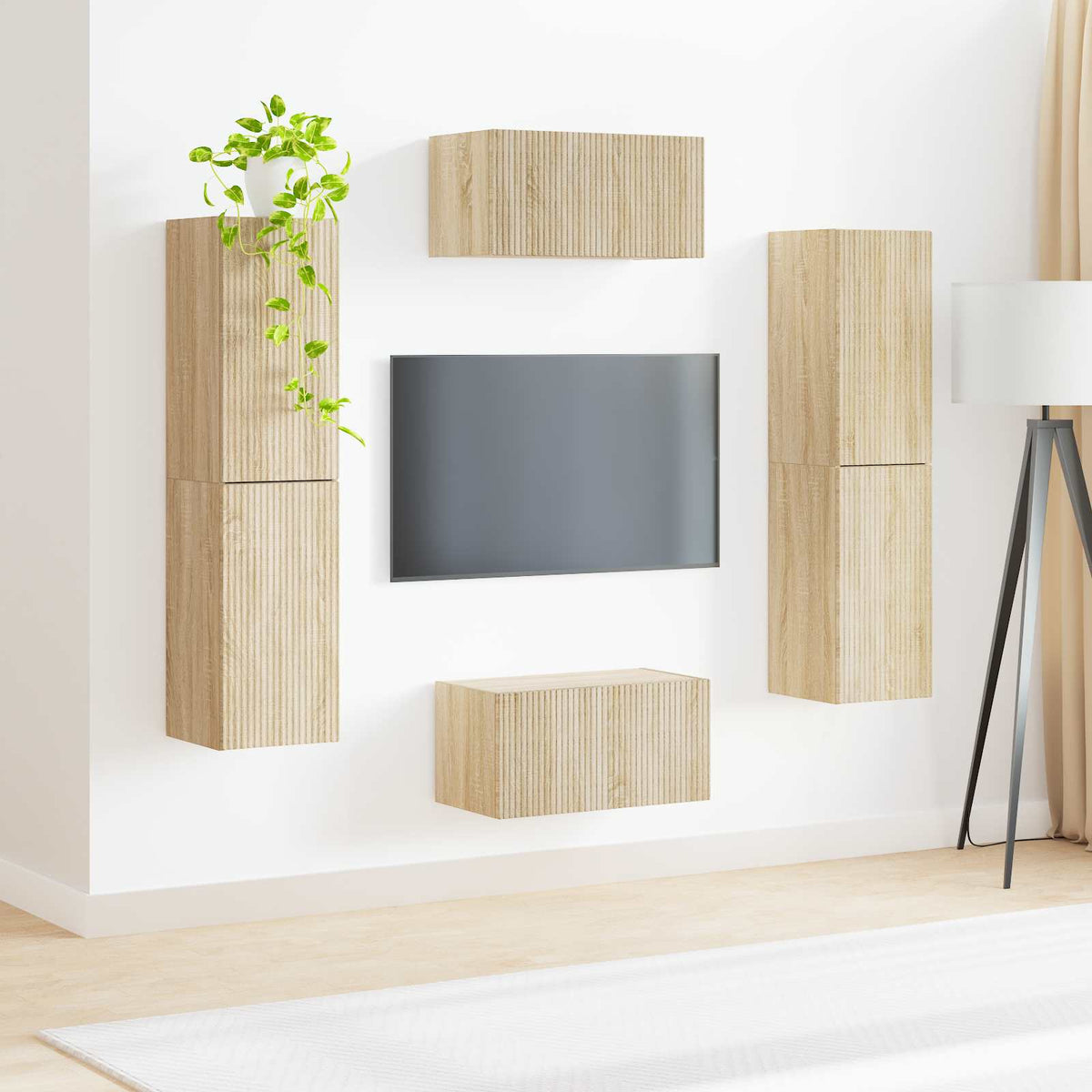 vidaXL TV Cabinet Set 6 pcs 31 x 30 x 60 cm Sonoma Oak 4