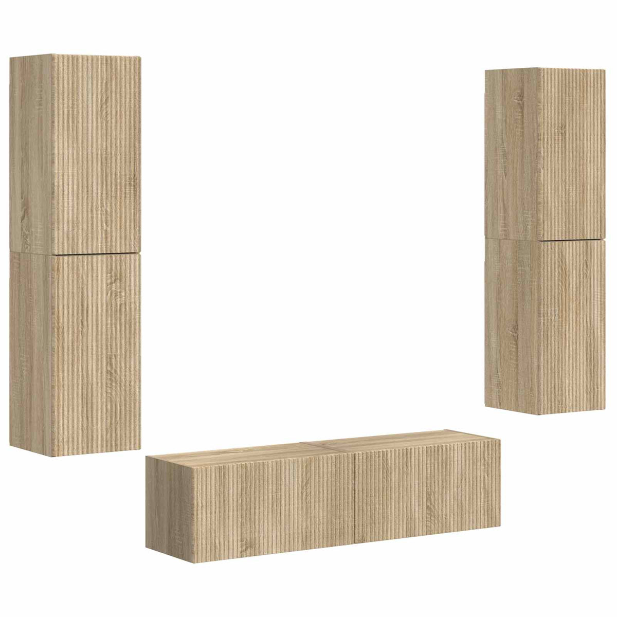 vidaXL TV Cabinet Set 6 pcs 31 x 30 x 60 cm Sonoma Oak 2