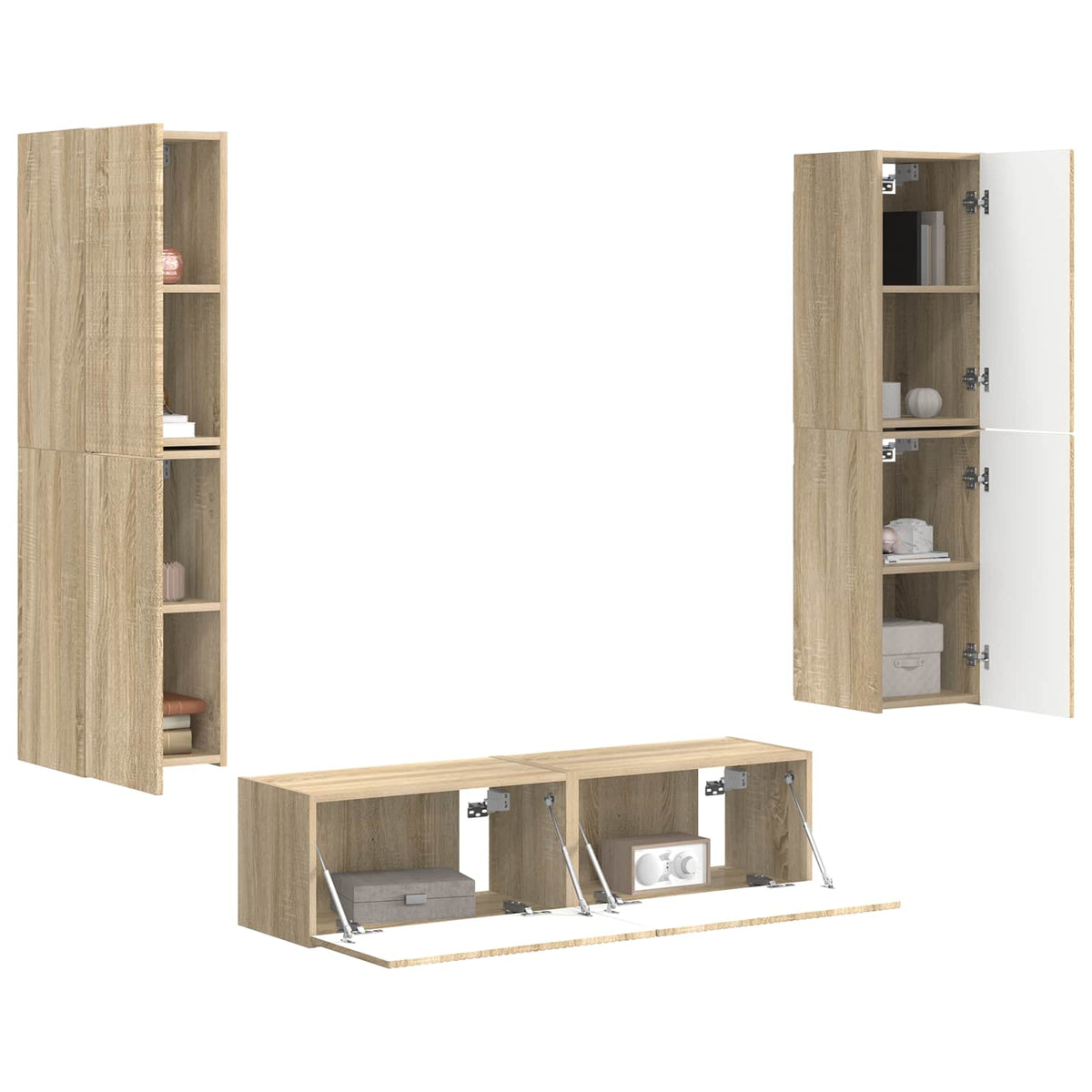 vidaXL TV Cabinet Set 6 pcs 31 x 30 x 60 cm Sonoma Oak 3