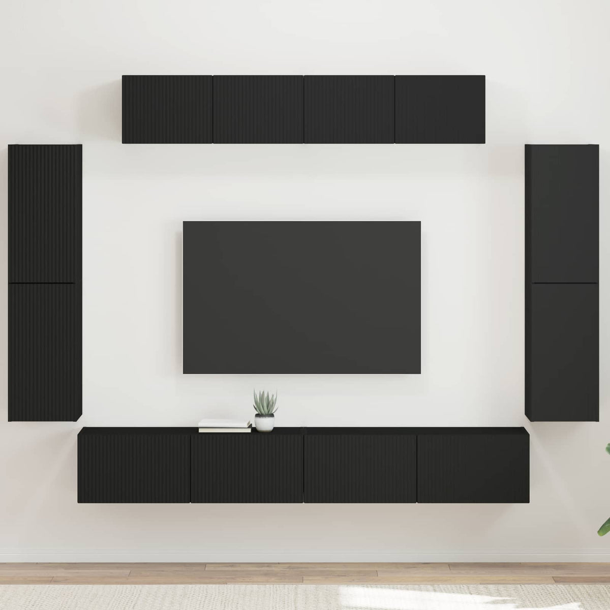 vidaXL TV Cabinet 8 pcs 98 x 31 x 29.5 cm