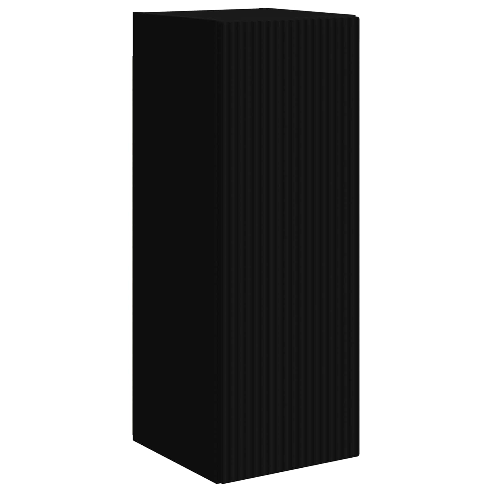 vidaXL TV Cabinet Set 4 pcs Black Engineered Wood 6