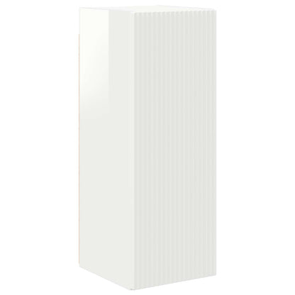 vidaXL TV Cabinet Set 4 pcs High Gloss White Engineered Wood 6
