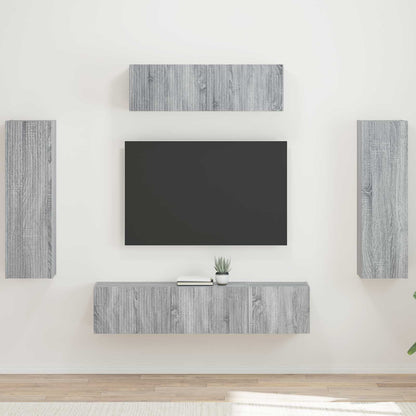 vidaXL TV Cabinet 5 pcs Grey Sonoma 1