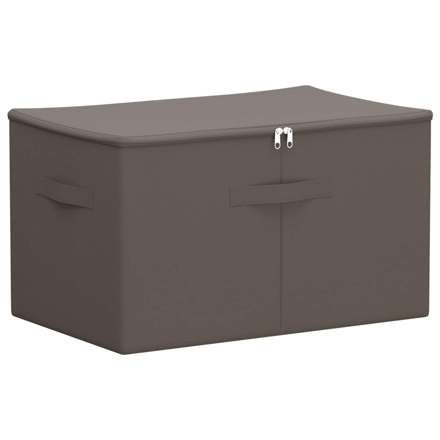 vidaXL Storage Box 24 pcs Non-woven fabric 60 x 43 x 35 cm 90.3 L Grey 2