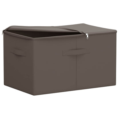 vidaXL Storage Box 24 pcs Non-woven fabric 60 x 43 x 35 cm 90.3 L Grey 4