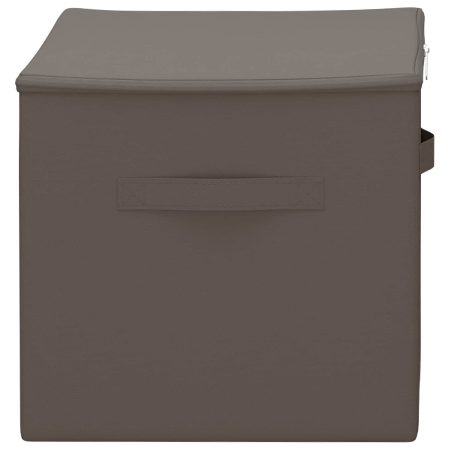 vidaXL Storage Box 24 pcs Non-woven fabric 60 x 43 x 35 cm 90.3 L Grey 6