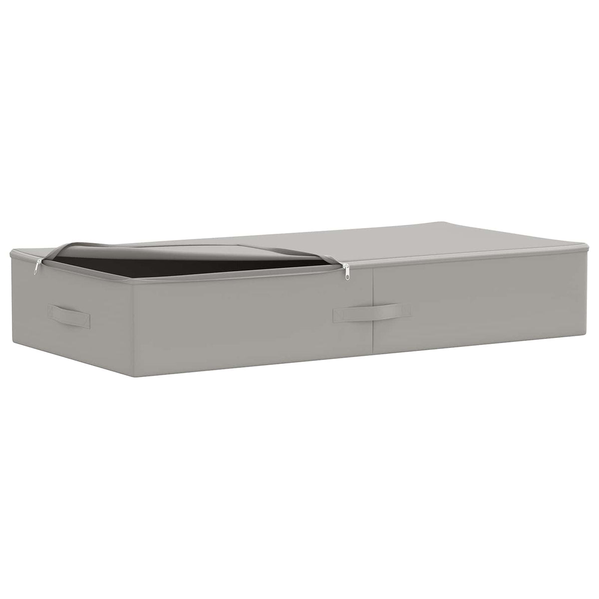 vidaXL Storage Box 24 pcs Non-woven fabric 100 x 50 x 18 cm 90 L Grey 4