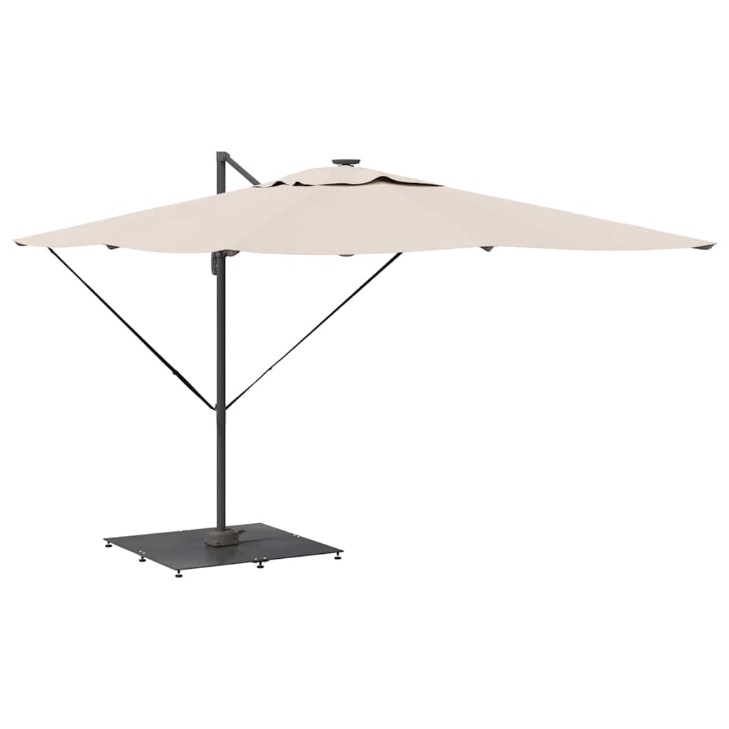 Parasol Base 52 kg Steel Square Adjustable Dark grey