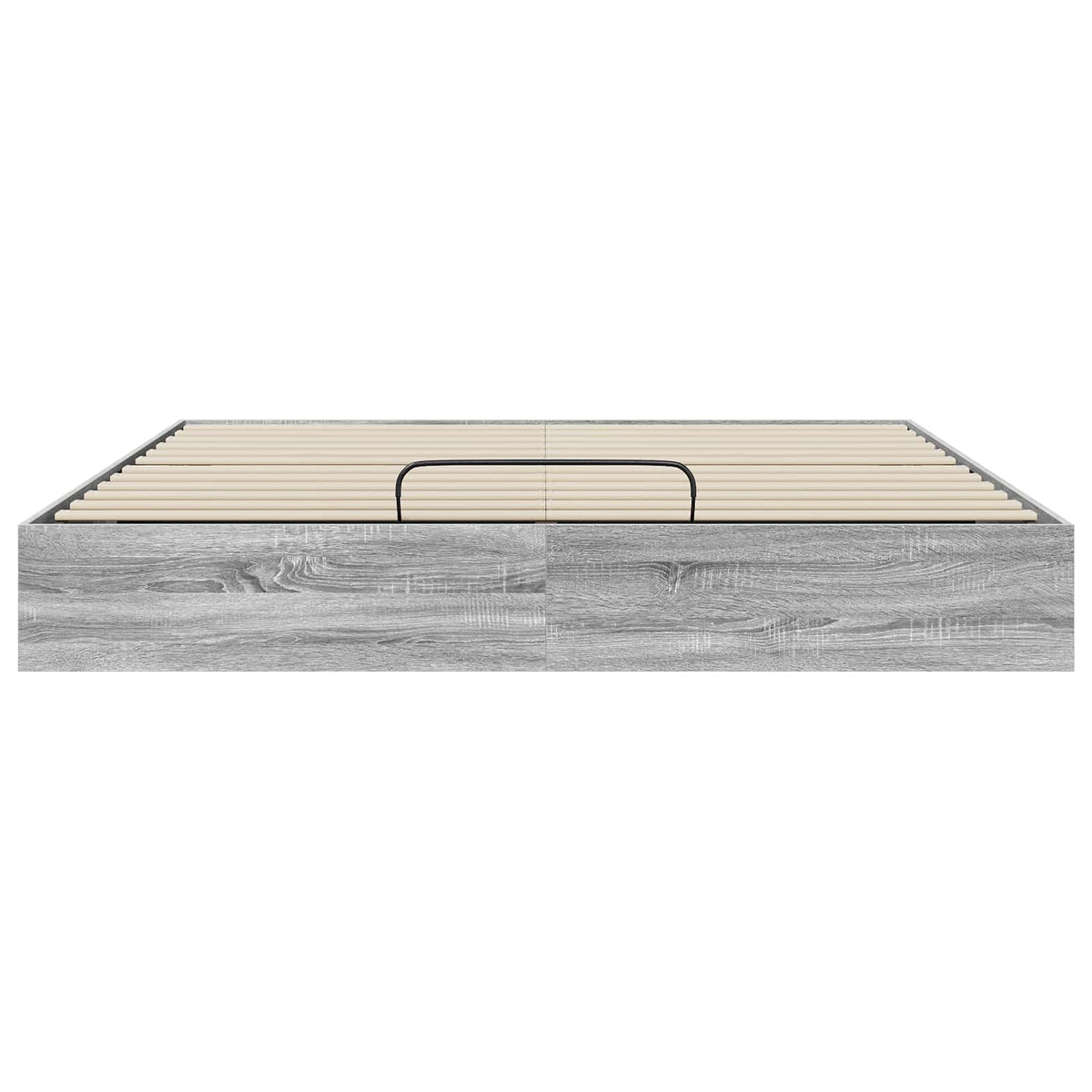 vidaXL Ottoman Bed Frame Grey Sonoma 180 x 200 cm Engineered Wood 5