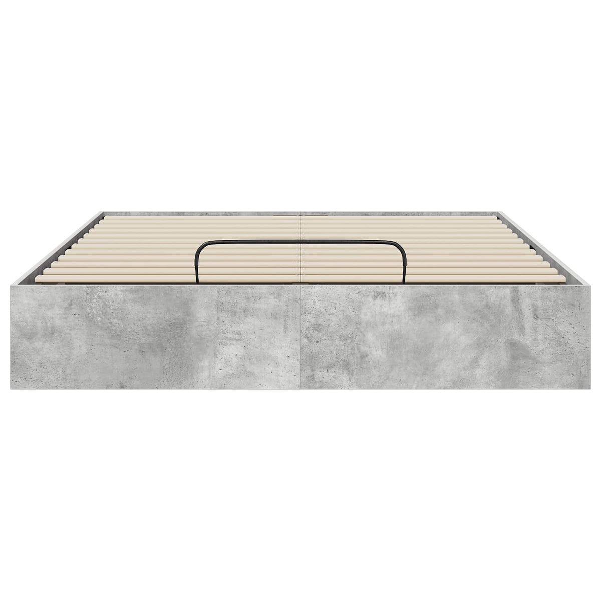 vidaXL Ottoman Bed Frame Concrete Grey 140 x 200 cm Engineered Wood 5