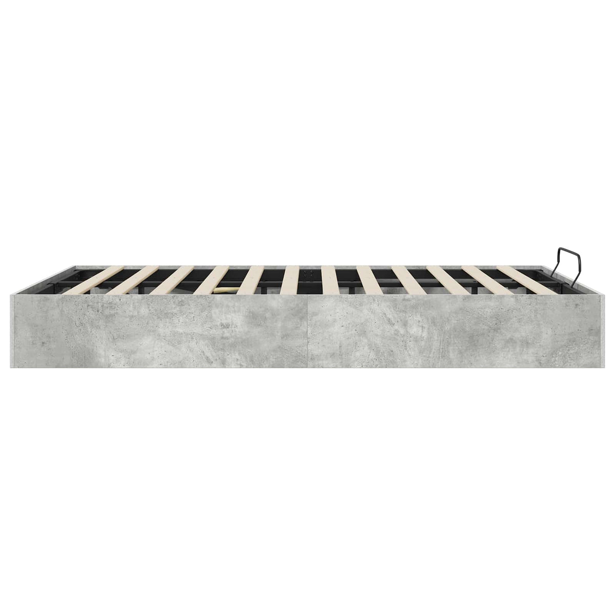 vidaXL Ottoman Bed Frame Concrete Grey 120 x 200 cm Engineered Wood 6