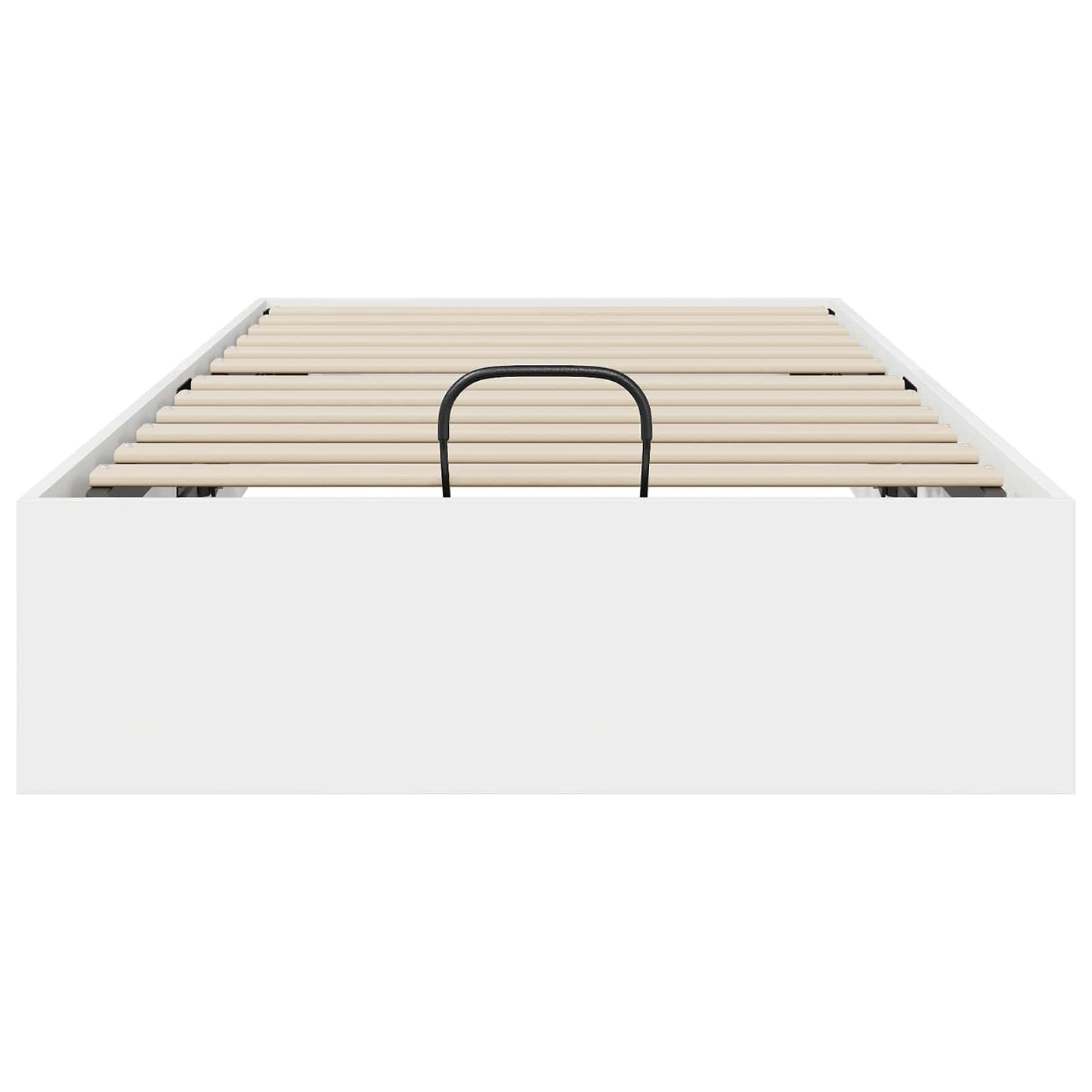 vidaXL Ottoman Bed Frame White 80.5 x 200 cm Engineered Wood 5