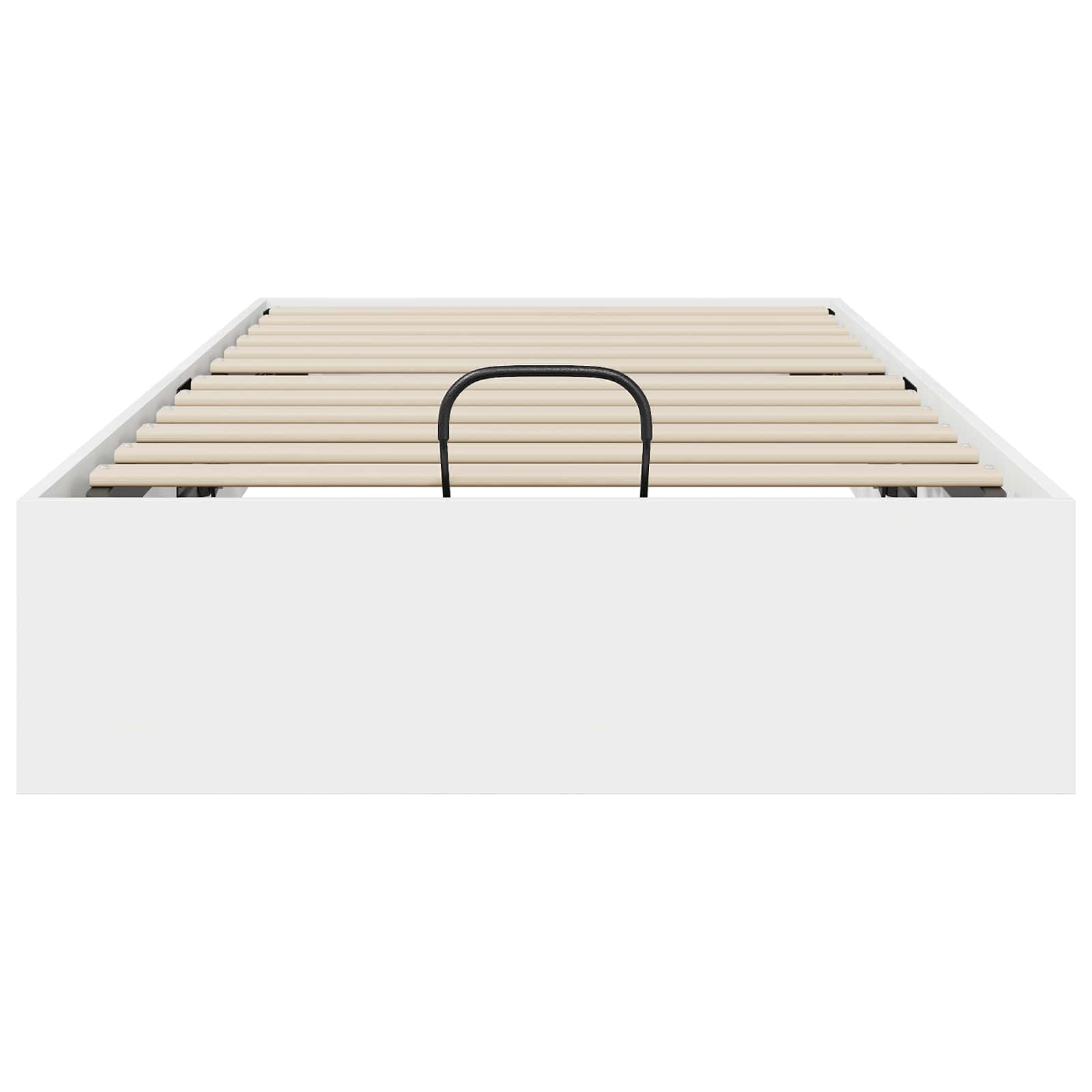 vidaXL Ottoman Bed Frame White 80.5 x 200 cm Engineered Wood 5