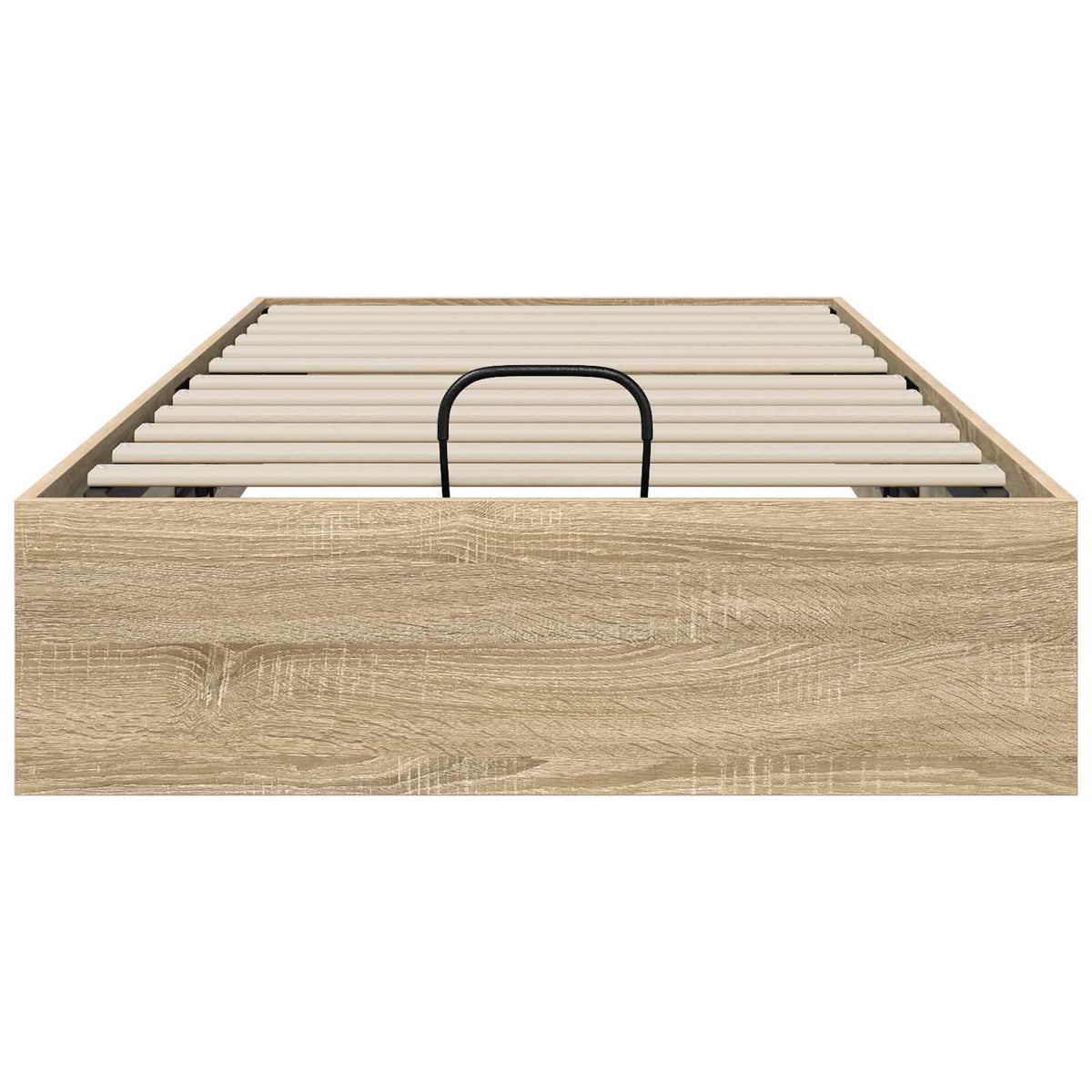 vidaXL Ottoman Bed Frame Sonoma Oak 80.5 x 200 cm Engineered Wood 5