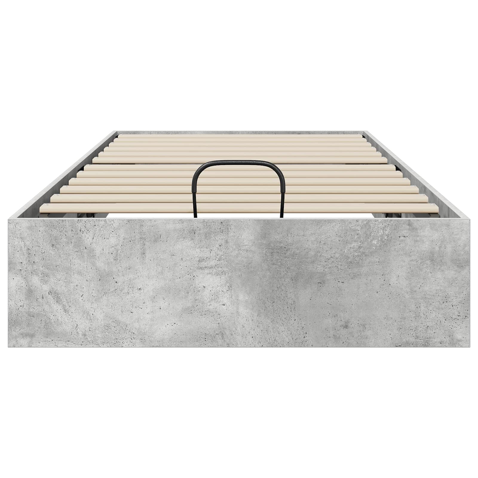 vidaXL Ottoman Bed Frame Concrete Grey 80.5 x 200 cm Engineered Wood 5