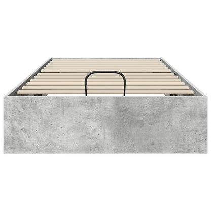 vidaXL Ottoman Bed Frame Concrete Grey 80.5 x 200 cm Engineered Wood 5